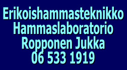 Hammaslaboratorio, erikoishammasteknikko Jukka Ropponen Oy logo
